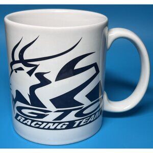 GTO RACING TEAM Gran Turismo Omologato Vintage Coffee Mug B&W Rare